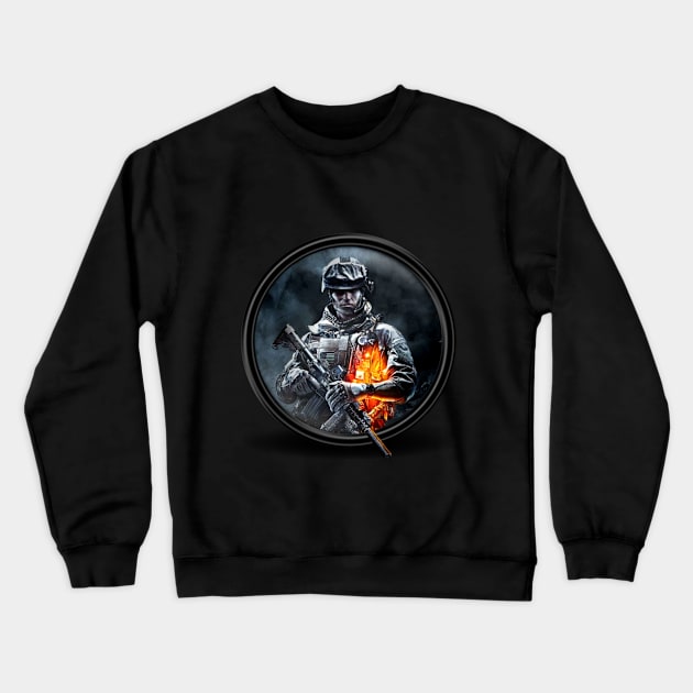 Battlefield Crewneck Sweatshirt by moutaz90